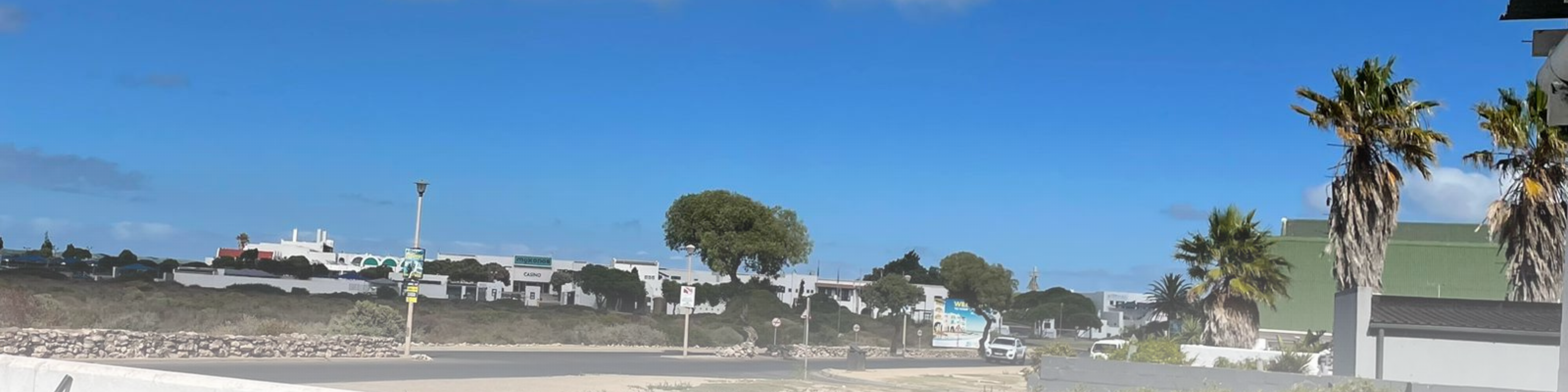 view outside